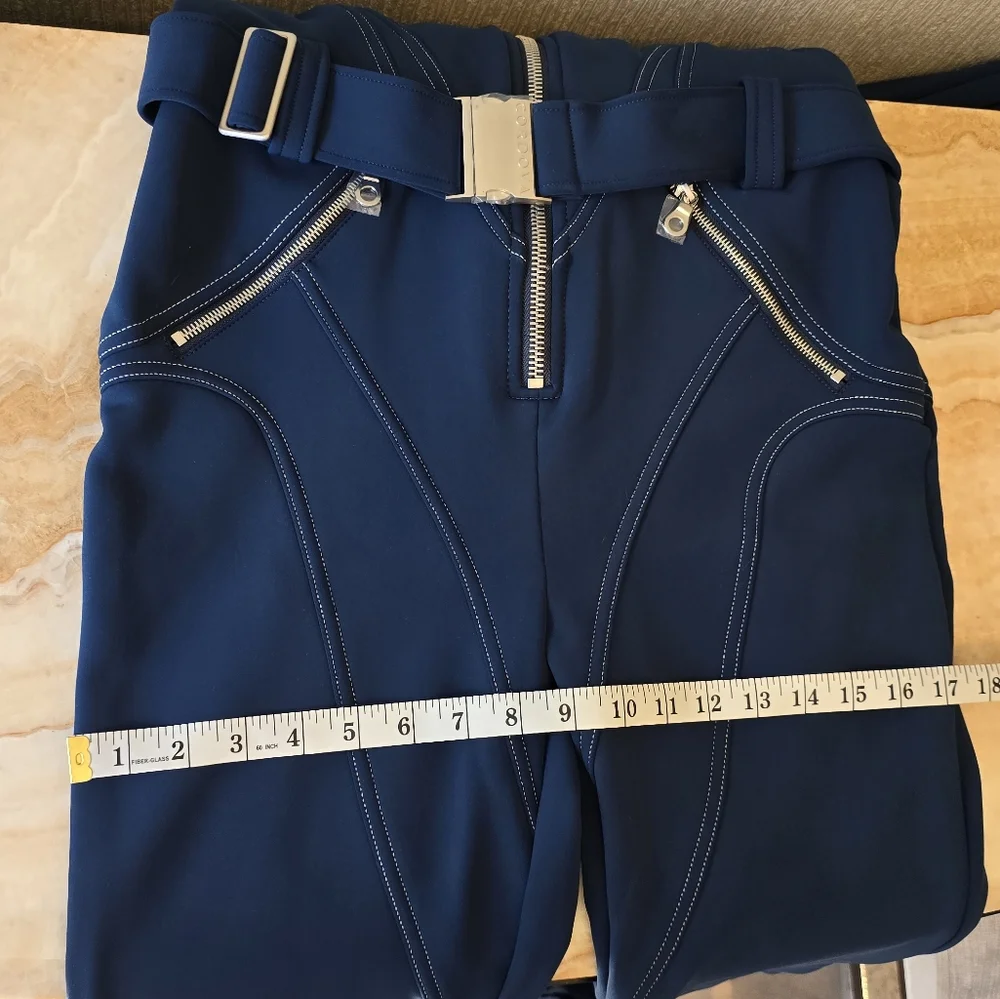 Chic Blue Belted Jumpsuit - Picture 6 of 16